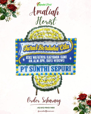 Papan Bunga Duka di Banyubiru